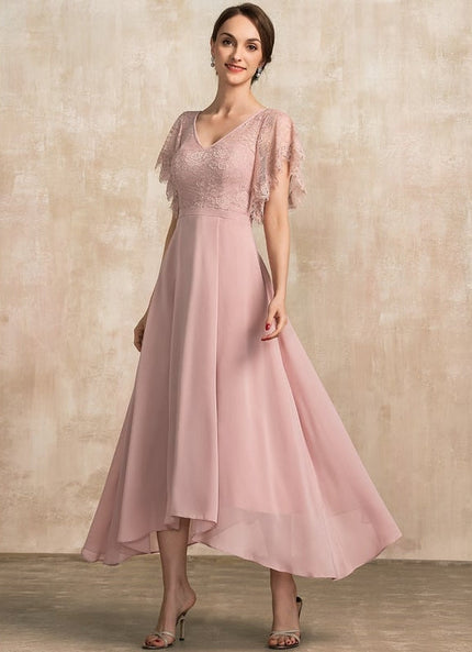 Robe de Soirée Rose Douceur