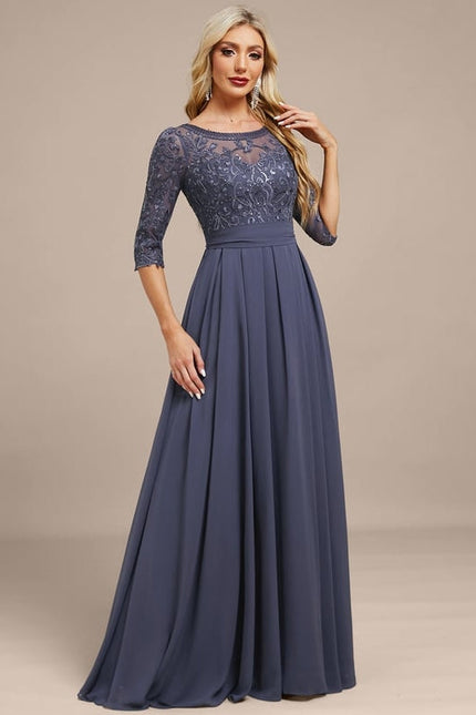 Robe de Soirée Sérénité Nuit - gallery 3
