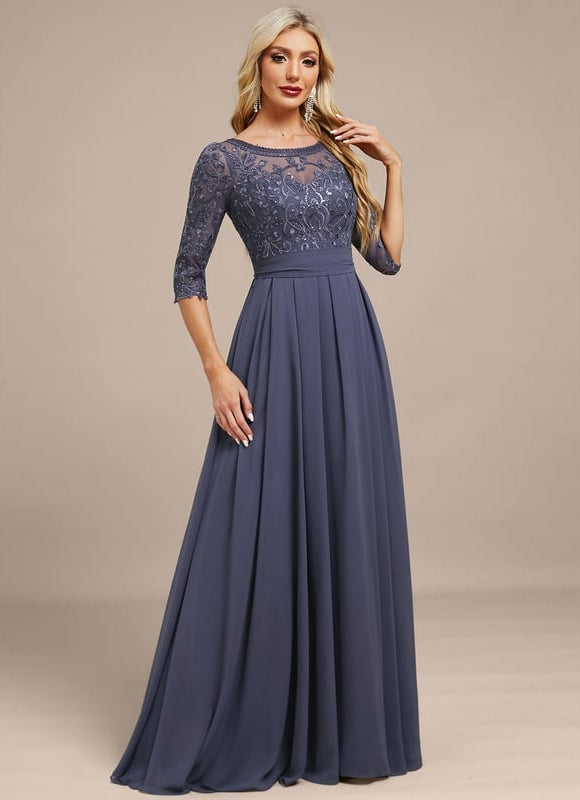 Robe de Soirée Sérénité Nuit - gallery 3