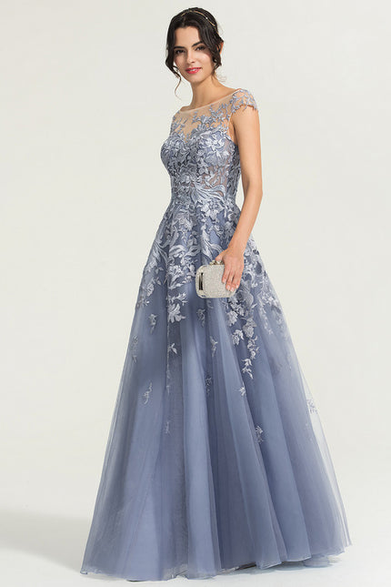 Robe de Soirée Aérienne Azur - gallery 6