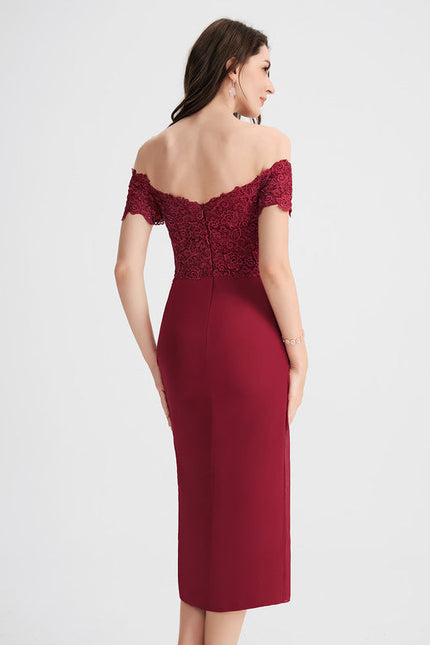 Robe de Soirée Lueur Rubis Éthérée - gallery 3