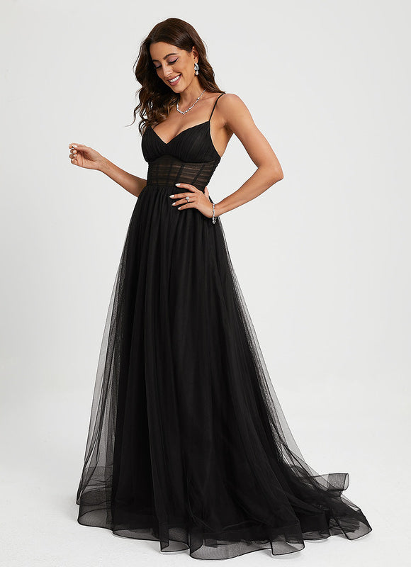 Robe De Soirée Bustier Strass - gallery 1