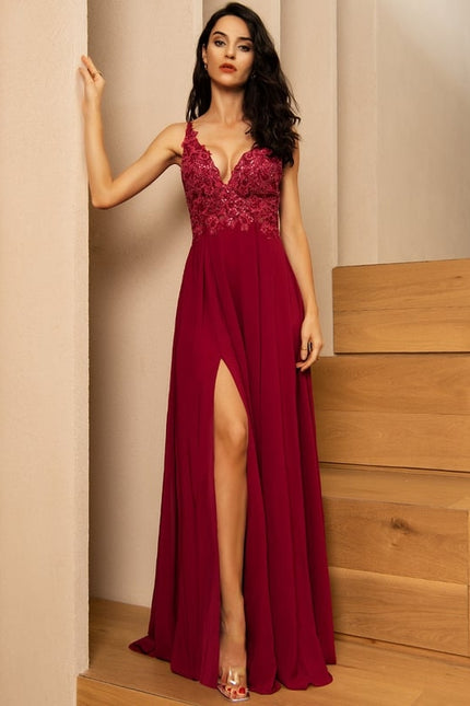 Robe de Soirée Élégance Marine