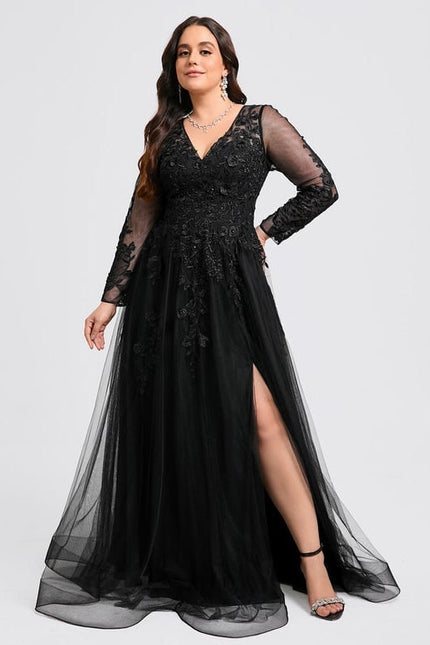 Robe de Soirée Noir Étoilé - gallery 7