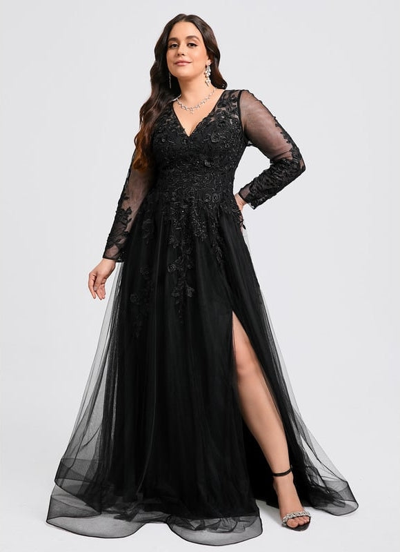 Robe de Soirée Noir Étoilé - gallery 7