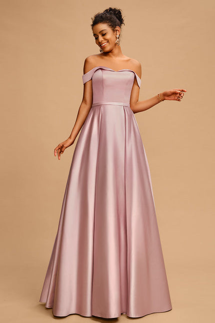Robe de Soirée Rêve Rosé Glissant - gallery 2