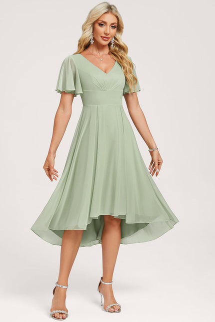 Robe de Soirée Verte Légèreté - gallery 3