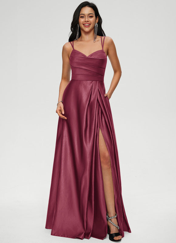 Robe de Soirée Satin Éclairée - gallery 4