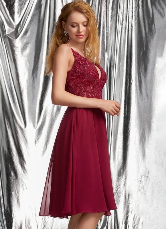 Robe de Soirée Rosée Aérienne - gallery 3