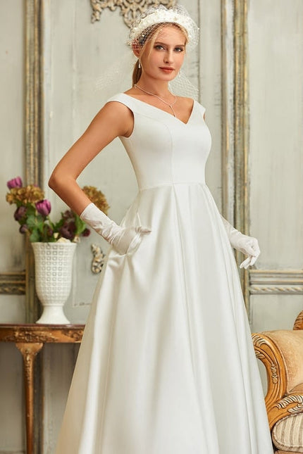 Robe de Soirée Satin Éclair Divresse - gallery 3