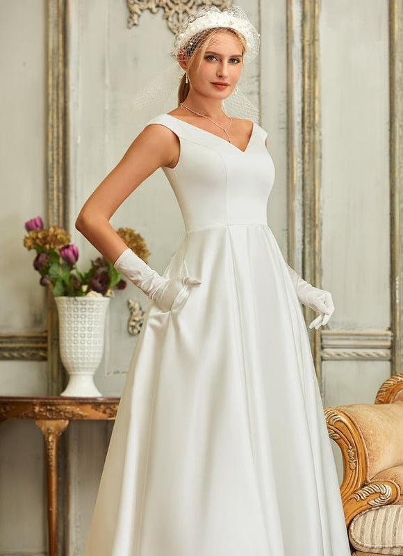 Robe de Soirée Satin Éclair Divresse - gallery 3