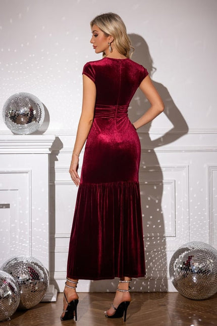 Robe De Soirée En Velours - gallery 1