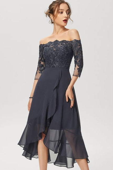 Robe de Soirée Velours Astral - gallery 5