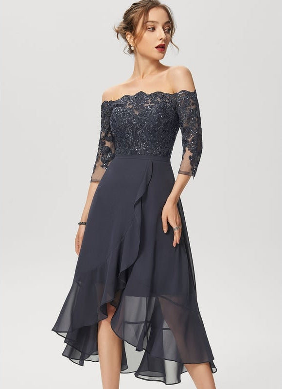 Robe de Soirée Velours Astral - gallery 5