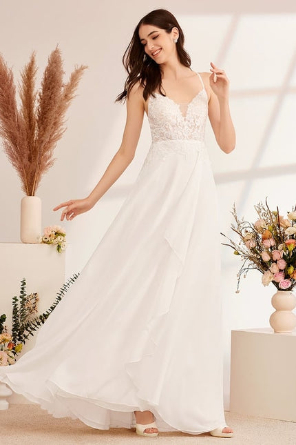 Robe De Mariée Soirée Blanche - gallery 2