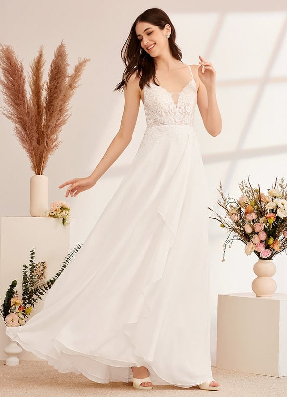 Robe De Mariée Soirée Blanche - gallery 2