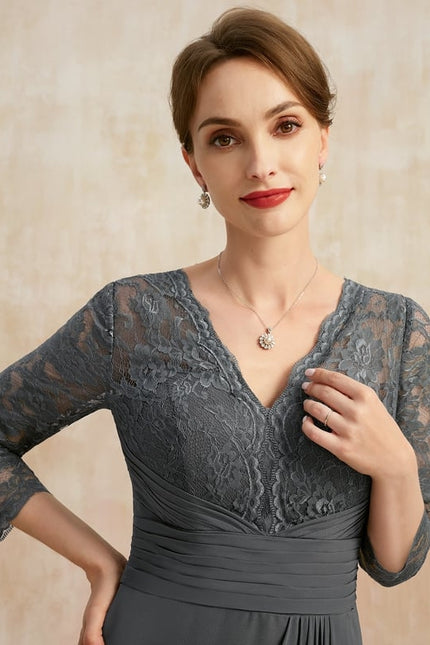 Robe de Soirée Gris Sophistiqué - gallery 2