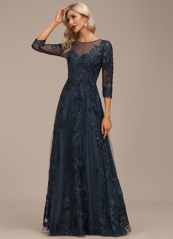 Robe de Soirée Bordeaux Enchantée - gallery 1