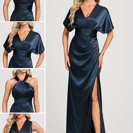 Robe de Soirée Nocturne Satinée