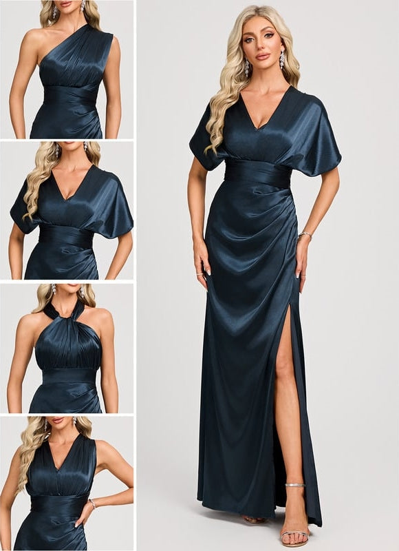 Robe de Soirée Nocturne Satinée