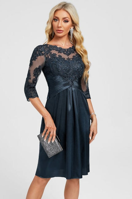 Robe de Soirée Satin Brodée - gallery 4