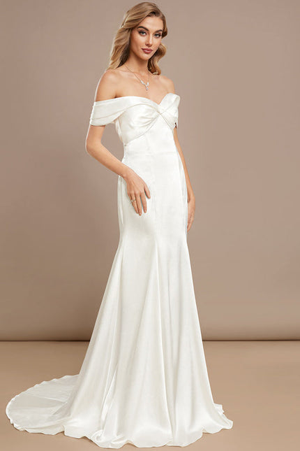 Robe de Soirée Satinée Sirène - gallery 1