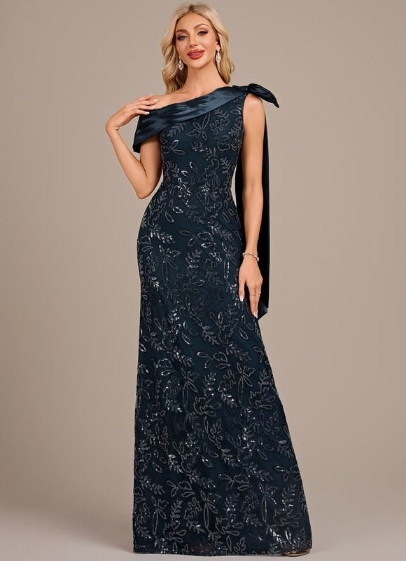Robe De Soirée Longue Élégante Manche Longue