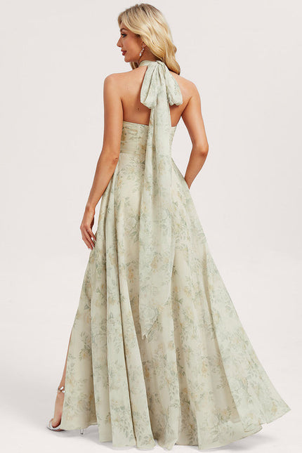 Robe de Soirée Bordeaux Fluide - gallery 7