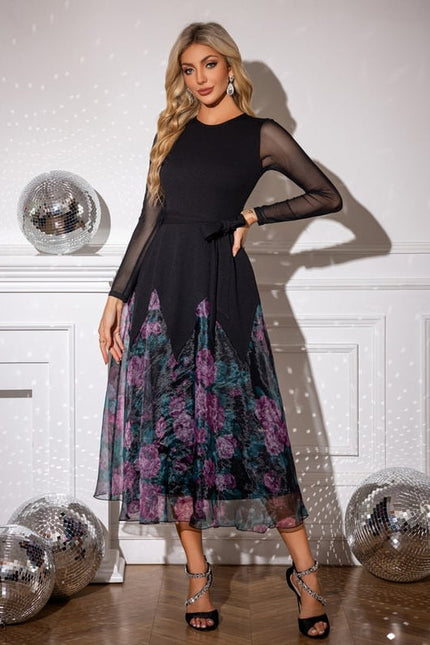 Robe de Soirée Organza Florale - gallery 3