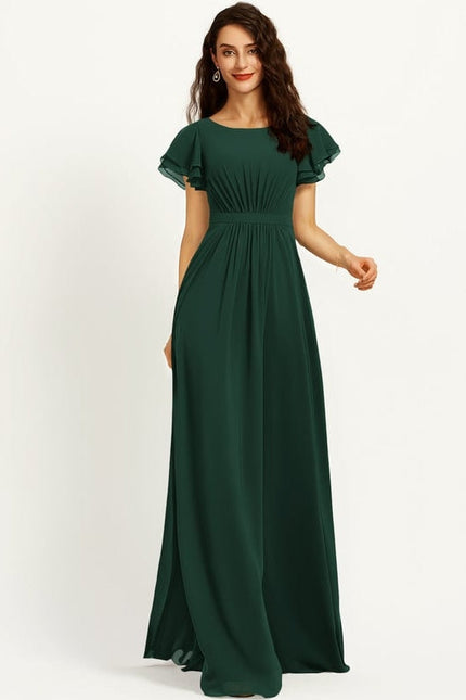 Robe de Soirée Vert Émeraude Chic - gallery 5