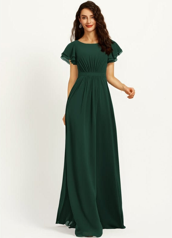 Robe de Soirée Vert Émeraude Chic - gallery 5