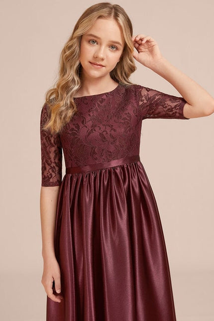 Robe de Soirée Satinée Enfantine - gallery 5