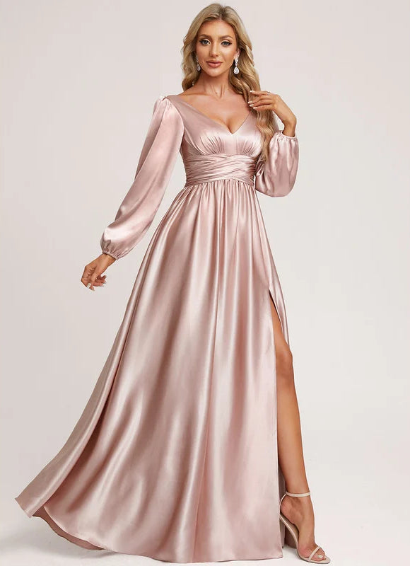Robe de Soirée Satin Mystique - gallery 4