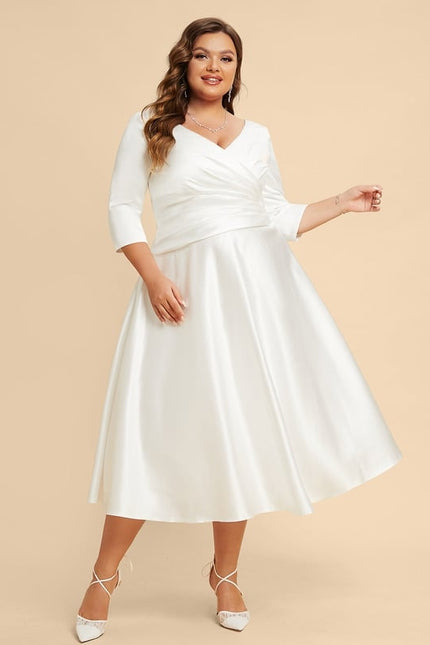 Robe de Soirée Éclatante Satinée - gallery 4