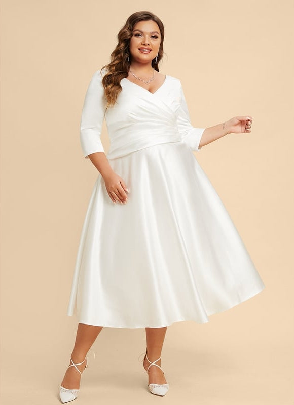 Robe de Soirée Éclatante Satinée - gallery 4
