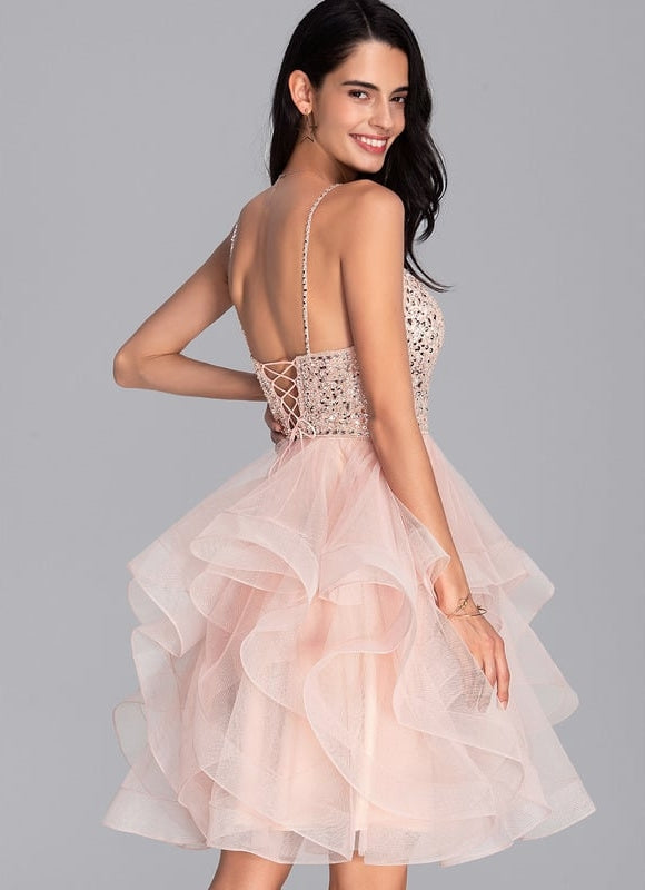 Robe de Soirée Rêve Poudré