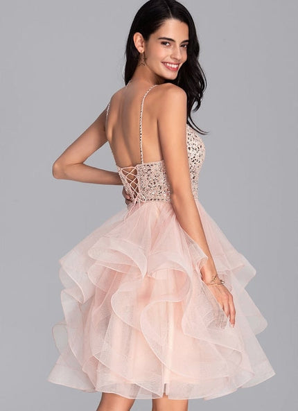 Robe de Soirée Rêve Poudré