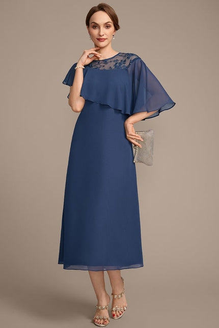 Robe de Soirée Chic Mousseline - gallery 3