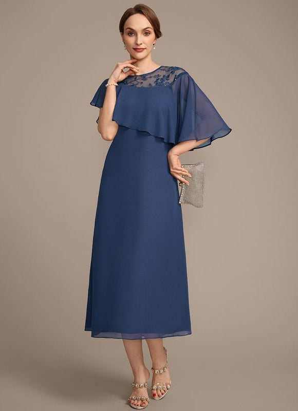 Robe de Soirée Chic Mousseline - gallery 3