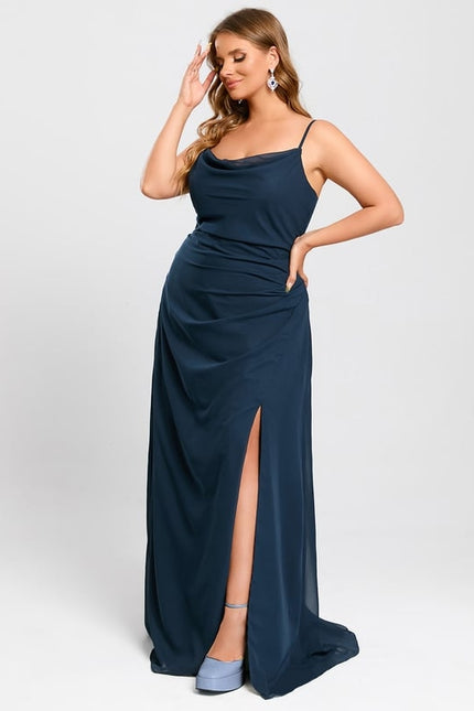 Robe De Soirée En Mousseline - gallery 8