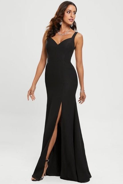 Robe de Soirée Noir Éclat Solaire - gallery 3