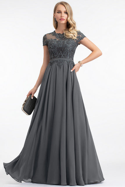 Robe de Soirée Illusion Étoilée