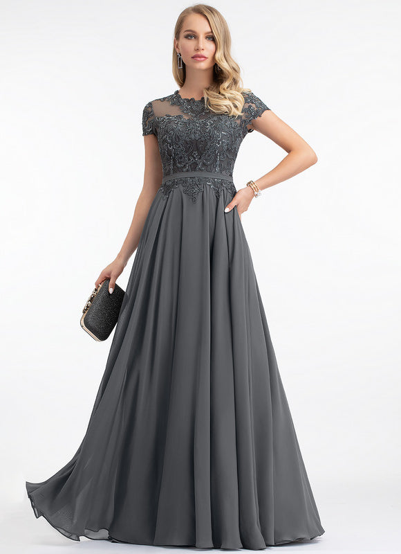 Robe de Soirée Illusion Étoilée