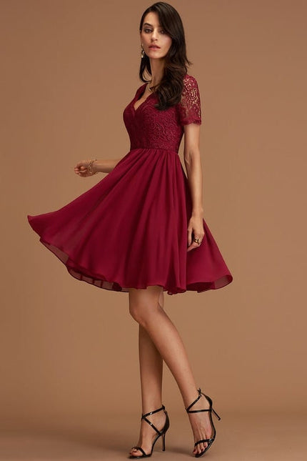 Robe de Soirée Pêche Éclatante - gallery 3