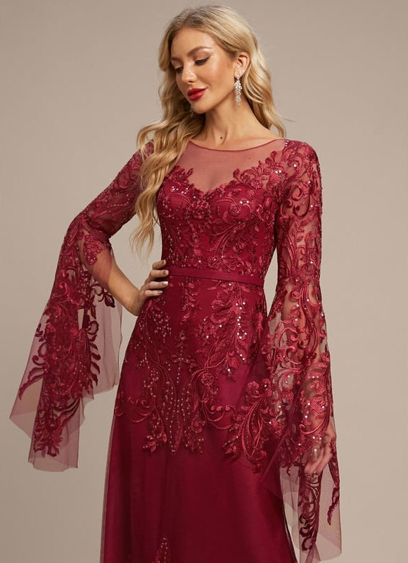 Robe de Soirée Bordeaux Enchantée - gallery 5