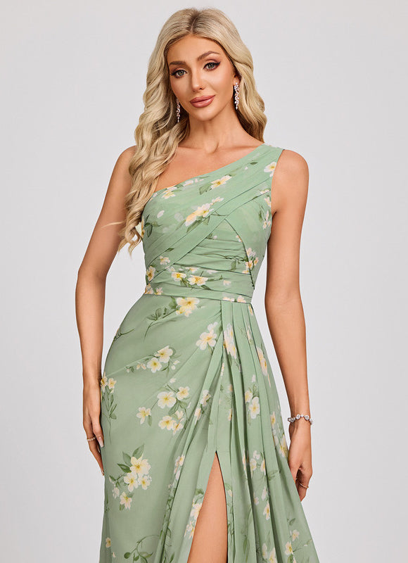 Robe de Soirée Asymétrique Fluide - gallery 4