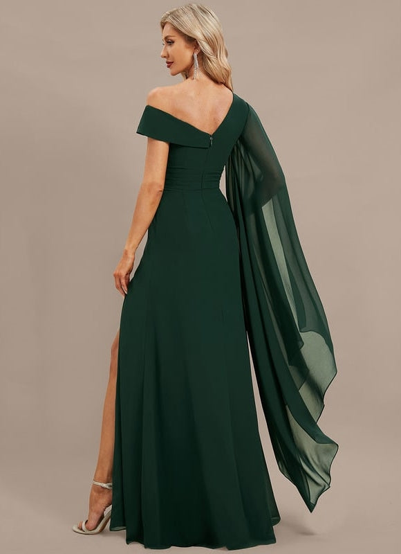 Robe de Soirée Col Évasé Élégance - gallery 6