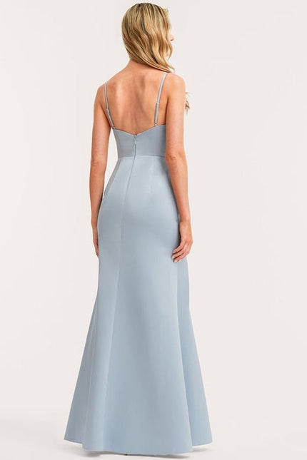 Robe de Soirée Satin Mauve Élégant - gallery 6