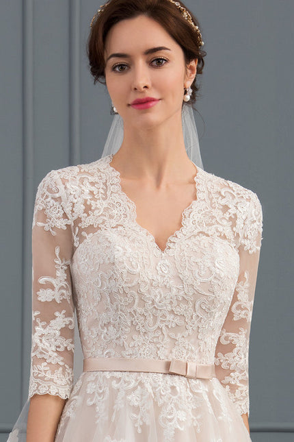 Robe de Soirée Nuptiale Éthérée - gallery 3