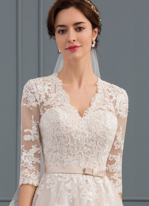 Robe de Soirée Nuptiale Éthérée - gallery 3